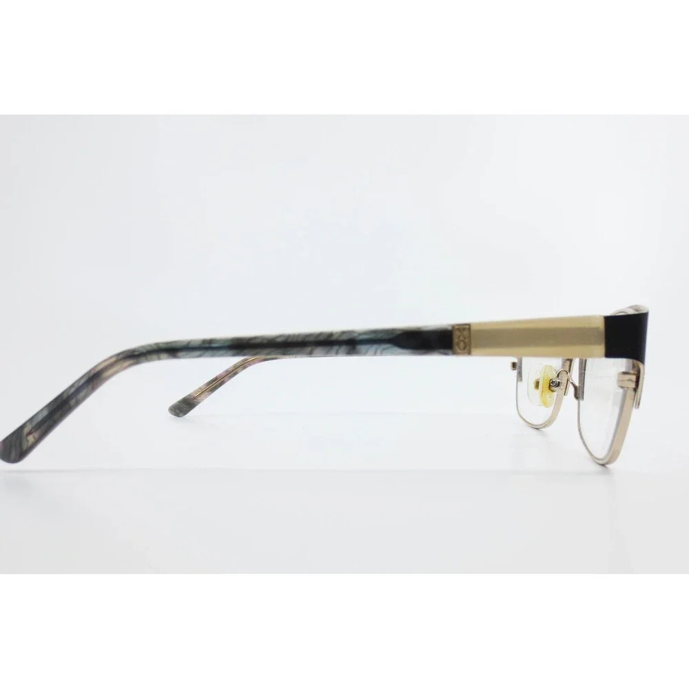 XOXO Tenino Black Gold Cat Eye Eyeglass Frames 51-16-135 BLCK Eyewear